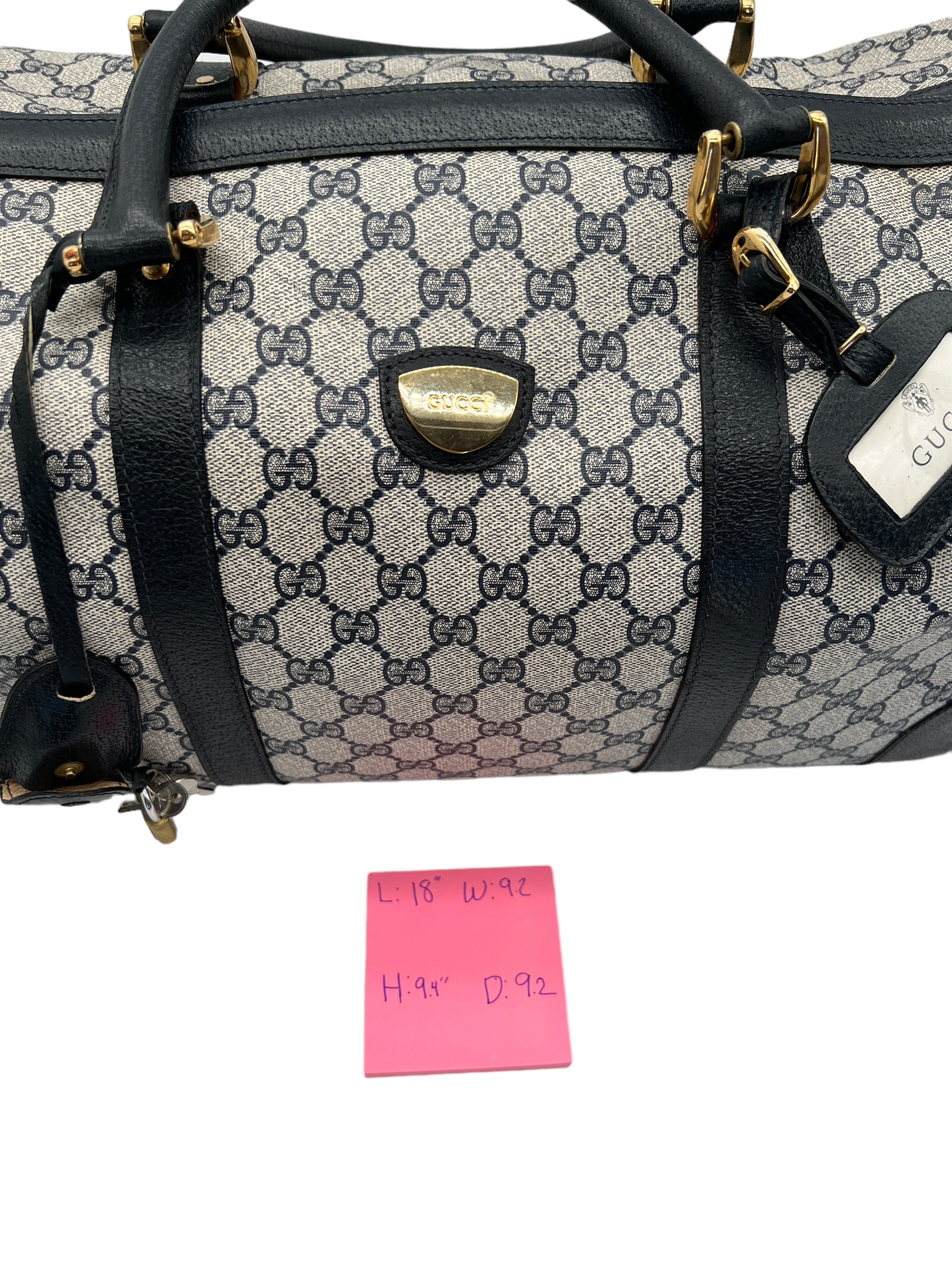 Gucci black Boston bag